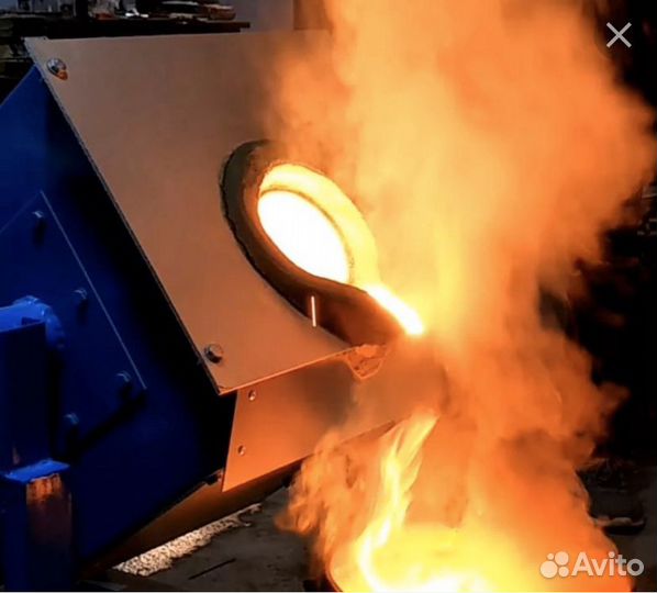 Печь для плавки 100кг металла