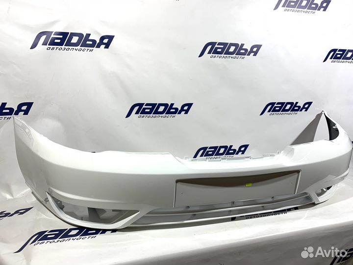 Бампер Daewoo Nexia N150 передний Бело-дымчатый GA