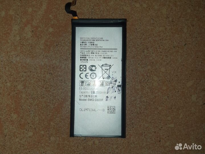 Батарея samsung galaxy s6