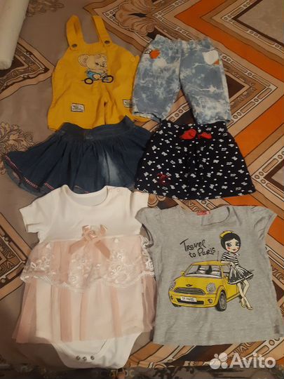 Детская одежда для девочек 92 98 пакетом
