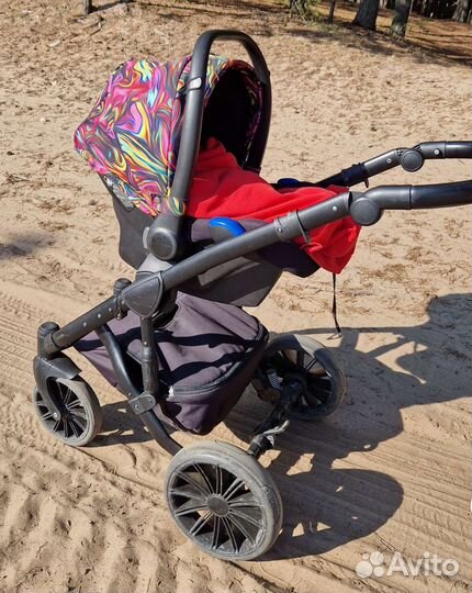 Коляска 3в1 Ms.Sandman(шезлонг или ванна подарок)