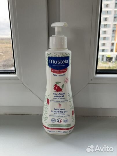Очищающий гель mustela открытый