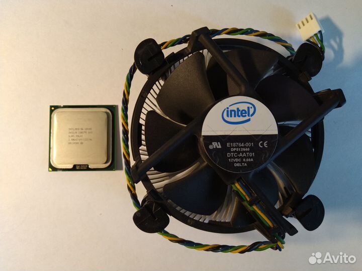 Процессор Intel Core 2 Duo E8400 S775 c кулером