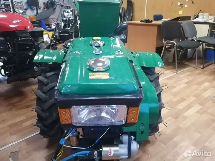 Мотоблок дизельный файтер 15 DE с фрезой