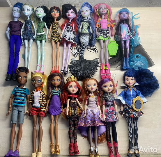 Куклы монстер хай,эвер афтер хай,наследники