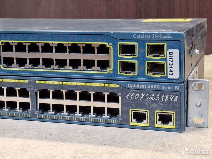 Коммутаторы Cisco 48-портовые WS-C3560 и C2960