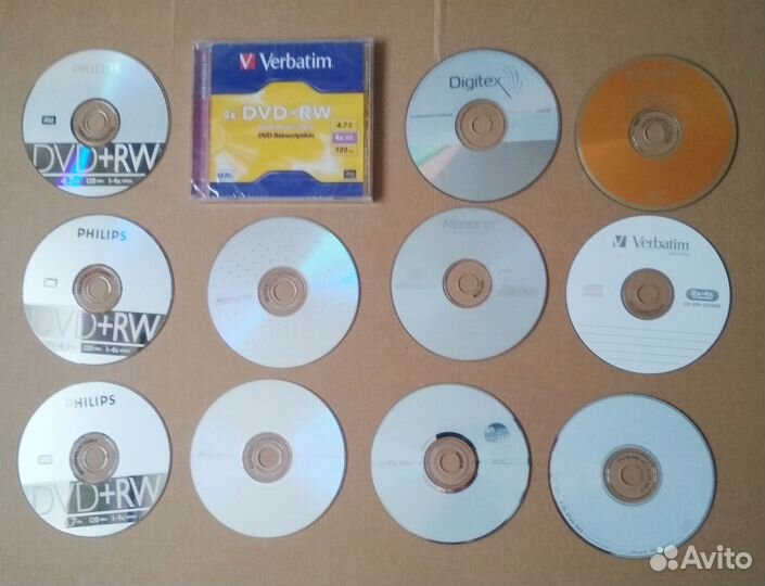 CD/DVD-RW, коробка slim для CD/DVD