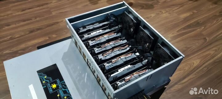 Rig Майнинг ферма rx 580 8gb