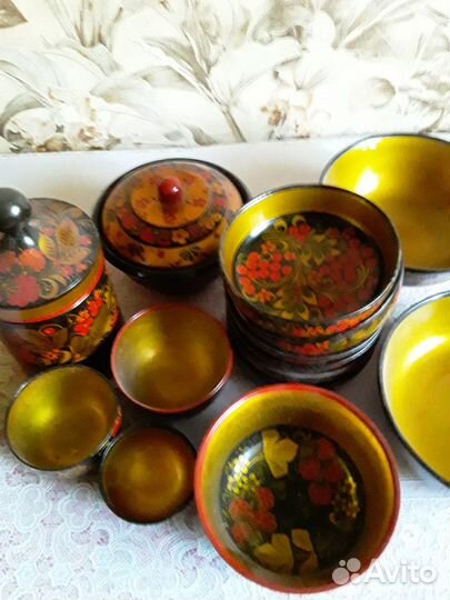 Посуда хохлома СССР