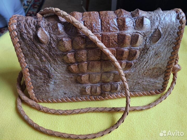 Сумка натуральная кожа крокодила