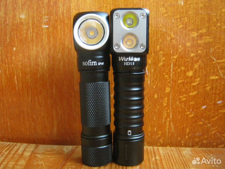 Налобный фонарь с двойным светом