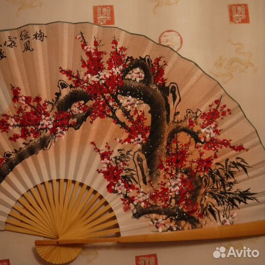 Веер большой китайский