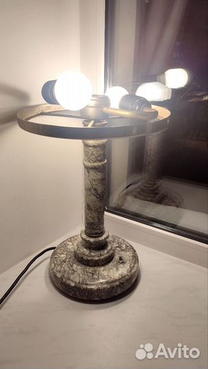 Настольная лампа СССР мрамор