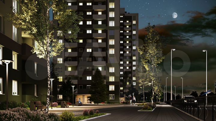 Квартира-студия, 32,7 м², 2/16 эт.