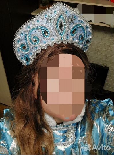 Кокошник для снегурочки