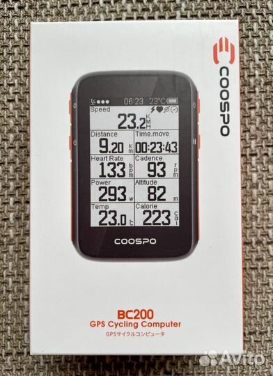 Велокомп CooSpo BC200, glonass, strava, новый