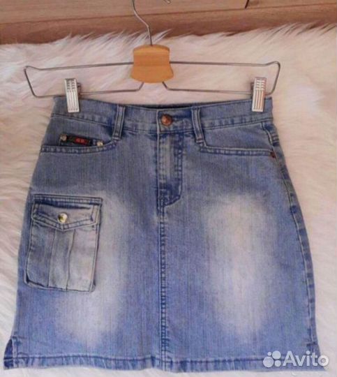 Джинсовая юбка р 40-42