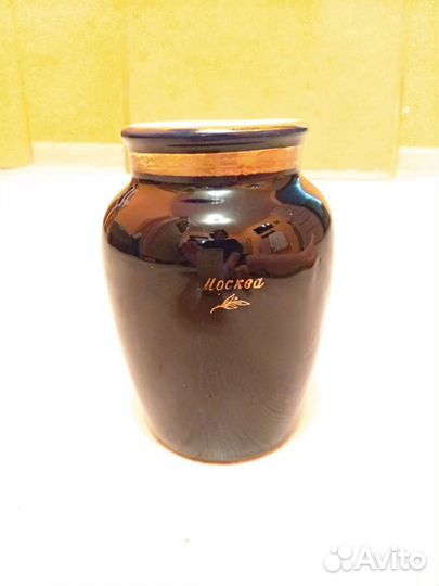 Ваза СССР кобальт, завод лфз, винтаж