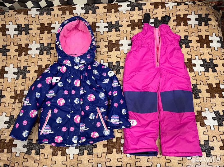 Вещи теплые пакетом на девочку 98-104