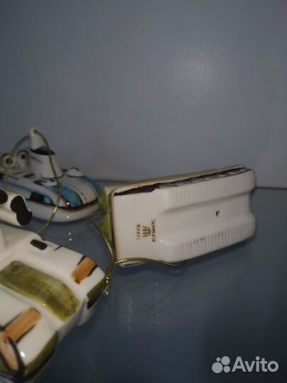 Фарфоровые ёлочные игрушки