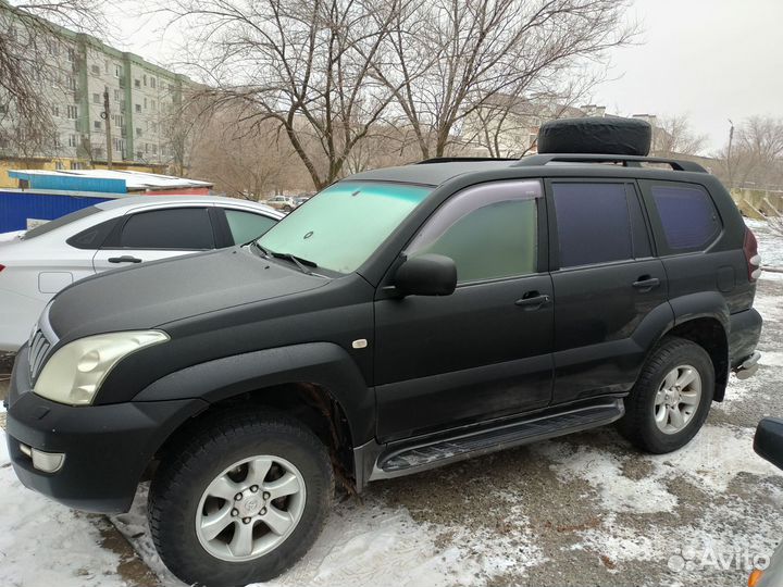 Крепление запаски на Toyota Land Cruiser Prado 120