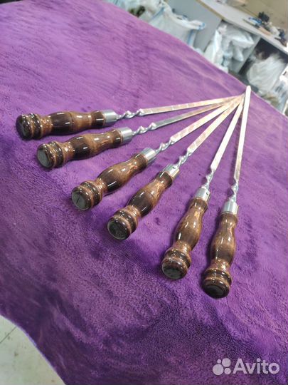 Деревянная ручка шампура