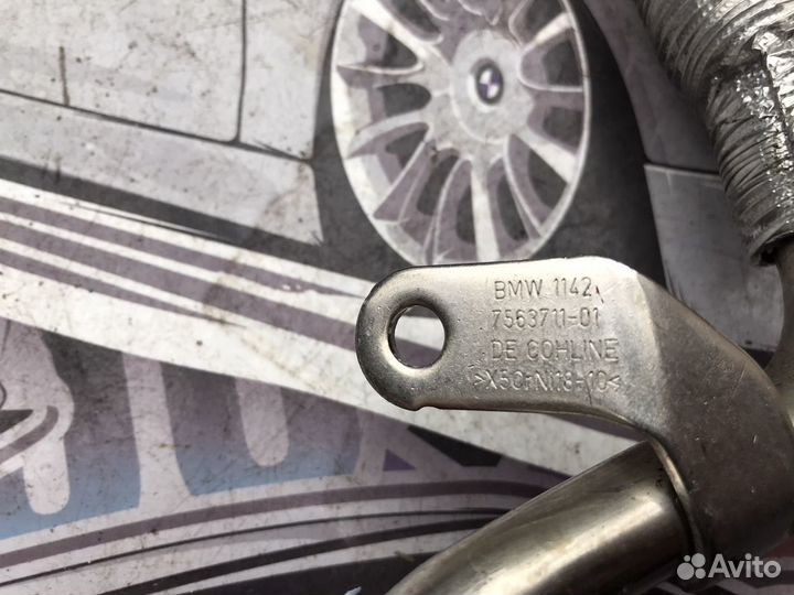 Трубка турбины мотора n54b30 bmw n54