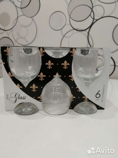 Бокалы для вина новые