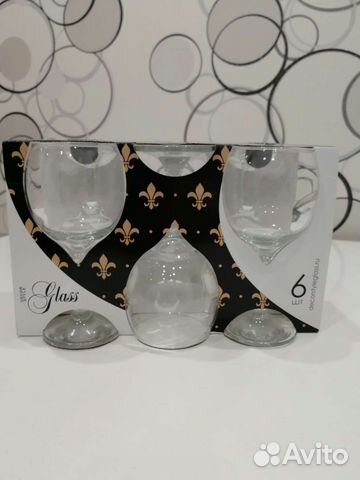 Бокалы для вина новые