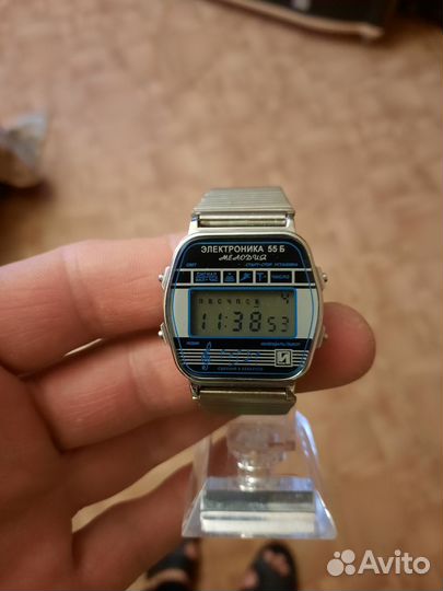 Часы электроника 55б