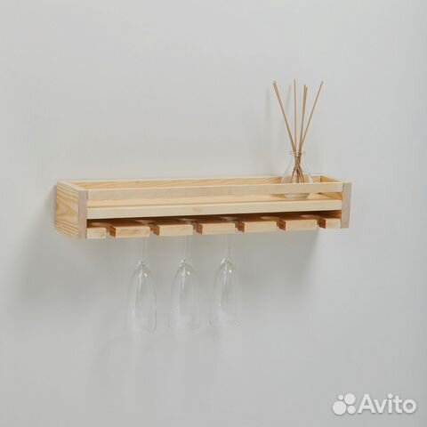 Винница деревянная, держатели для бокалов Varman