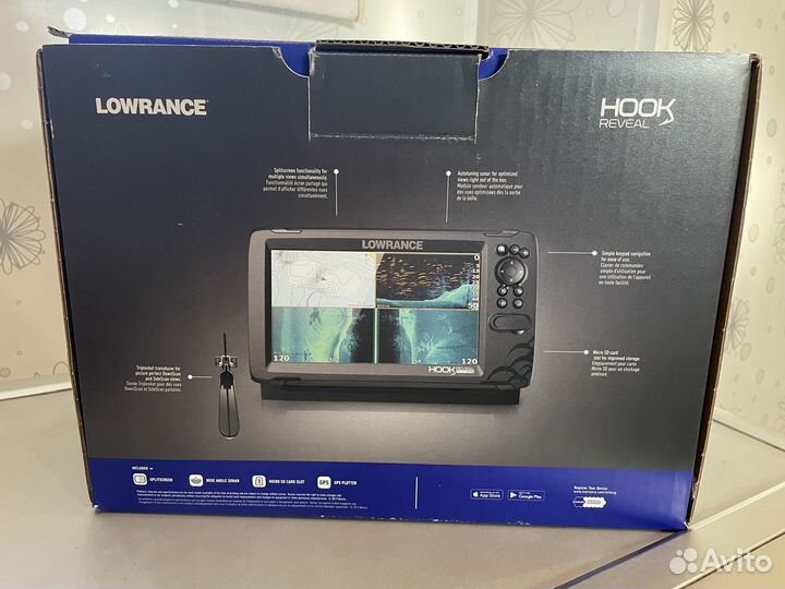 Lowrance Hook Reveal 9 tripleshot (RUS)