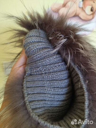 Шапка из чернобурки