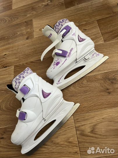 Коньки фигурные раздвижные 33-36 размер