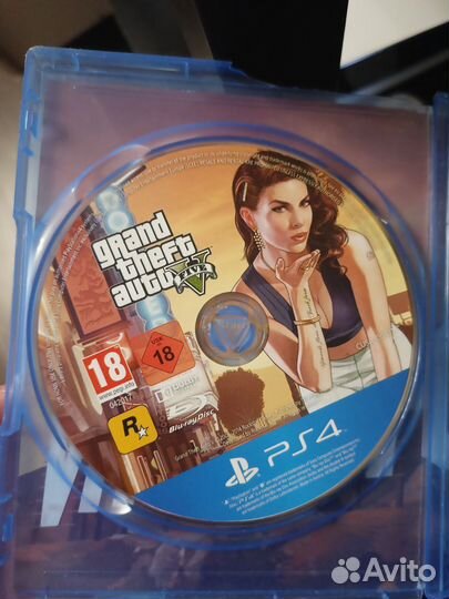 Диск на ps4/5 гта 5