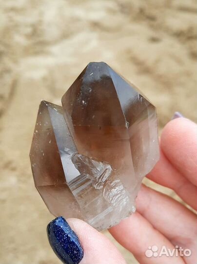 Раухтопаз Дымчатый Кварц Друза Кристалл