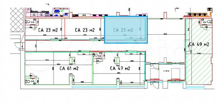 Казань, Нежметдинова, д.2а, 23 м²