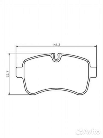 Колодки тормозные дисковые