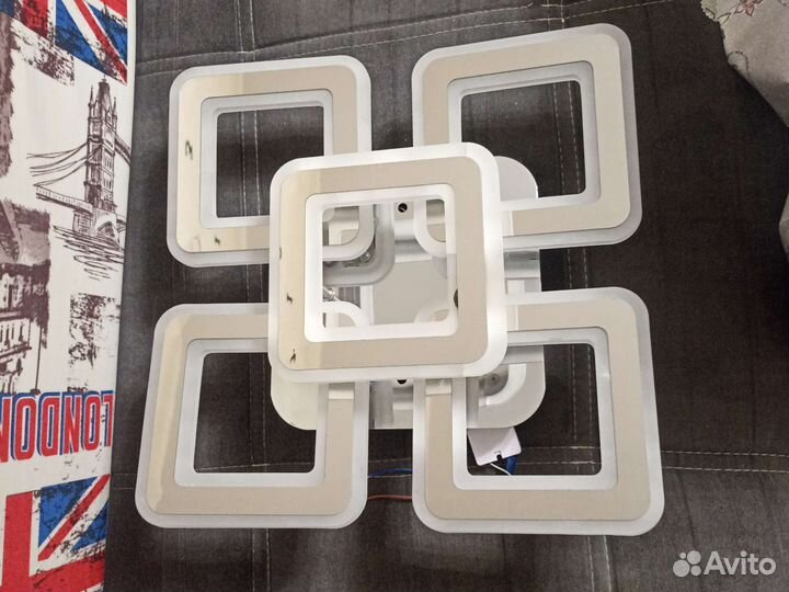 Люстра светодиодная с пультом бу