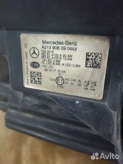 Фара Правая Левая Mercedes E213 W213