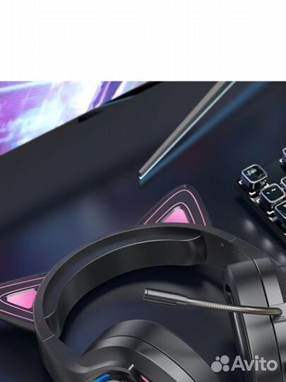 Гарнитура игровая Hoco W107 с ушками эльфийскими