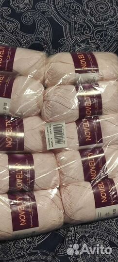 Пряжа для вязания хлопок Novelty от Vita