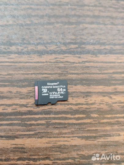 Карта памяти MicroSD 64gb