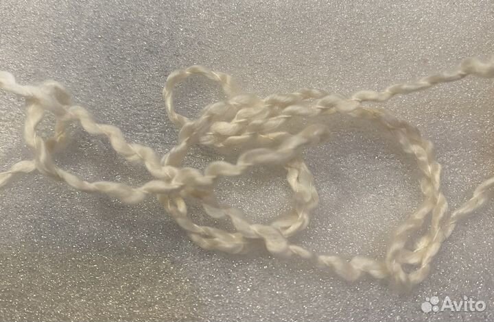 Вспушенный хлопок, шелк