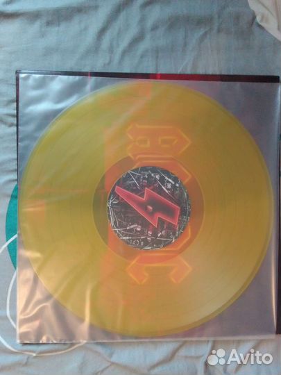AC/DC power up lp yellow vinyl