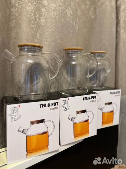 Чайник стеклянный 1.8л