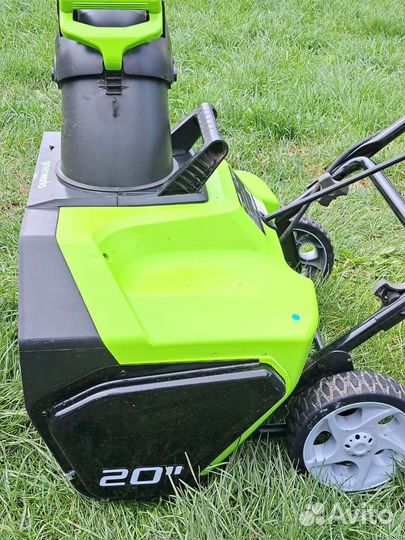 Снегоуборщик Greenworks GES13, 1800 Вт