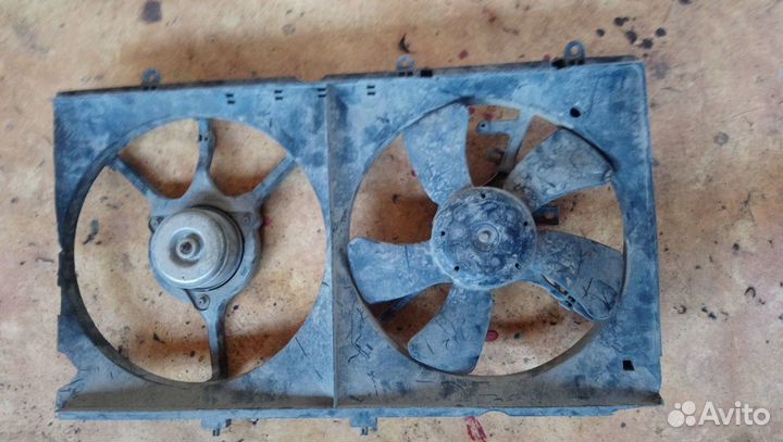 Диффузор вентилятора в сборе с 2 вентиляторами MI