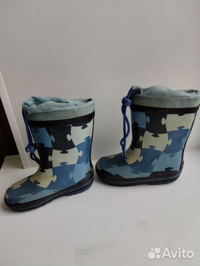 Детские резиновые сапоги