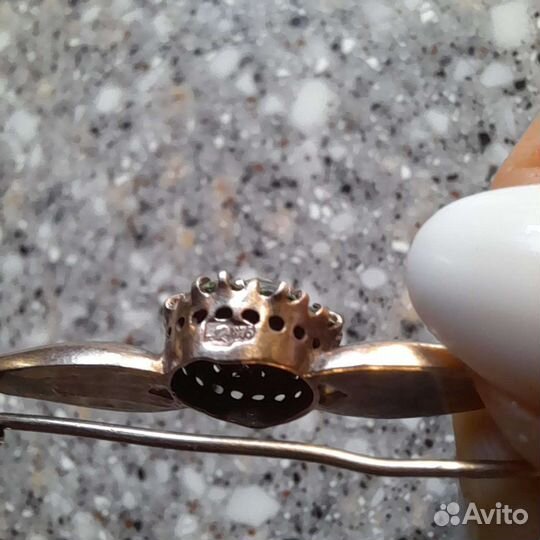 Брошь, серебро СССР